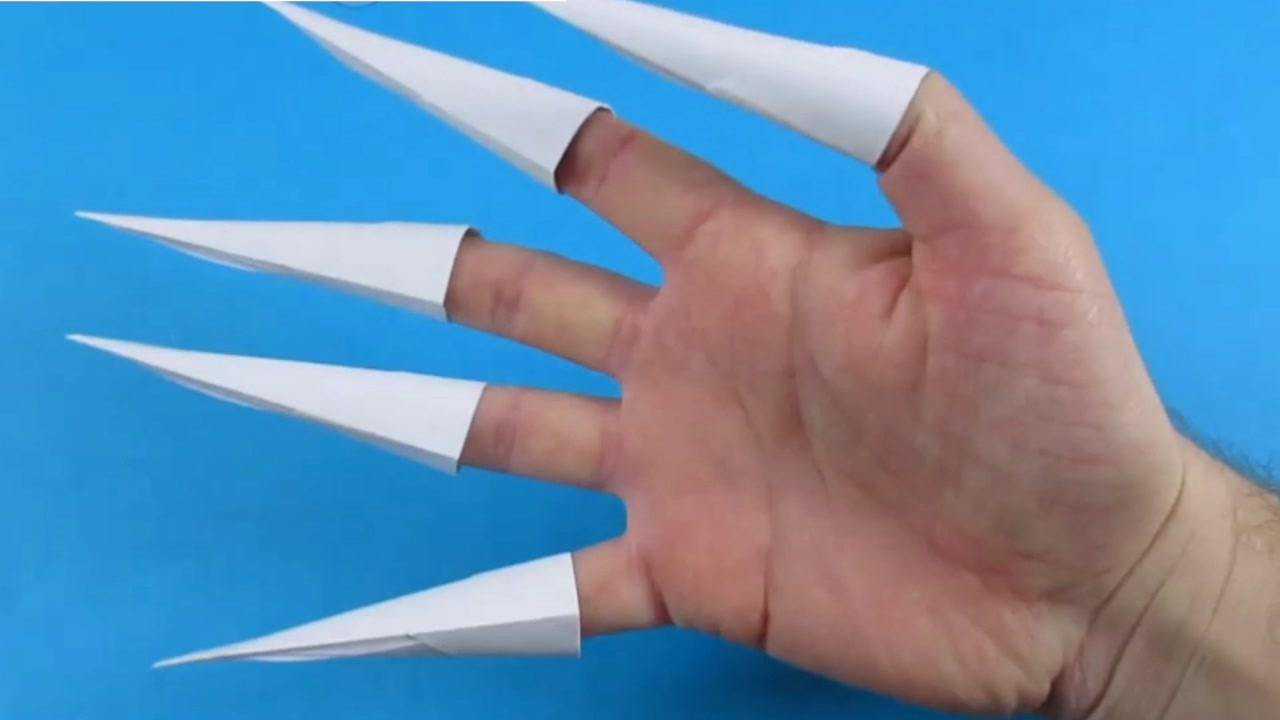 纸爪子的折法恐怖图片