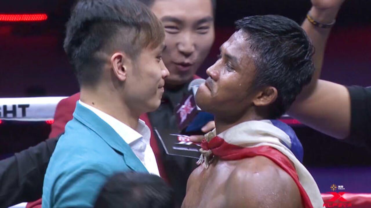 播求ko中国散打名将,奥运冠军不服,直接上台公然挑战播求