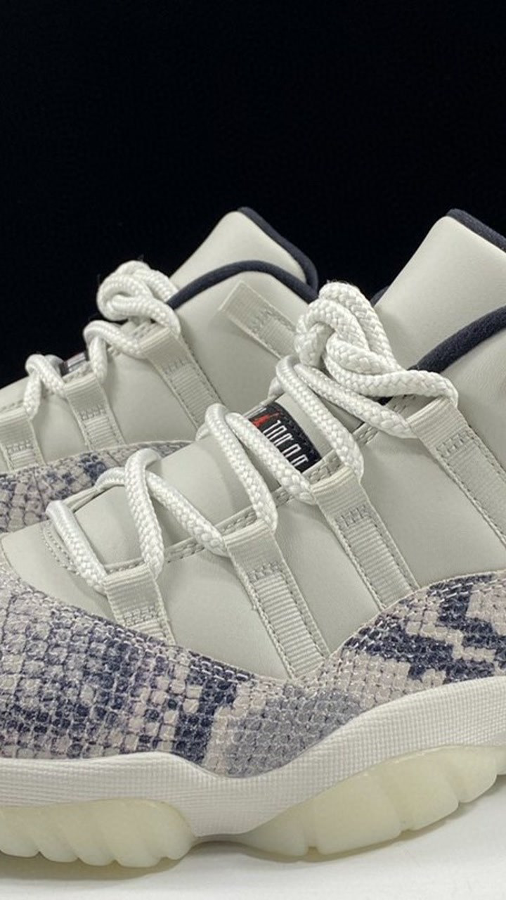 aj11白蛇纯原裸鞋高清细节实拍