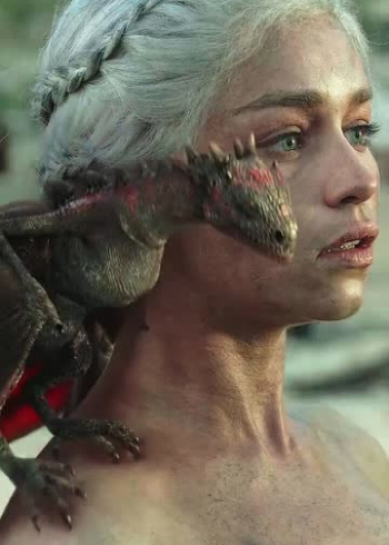 卓耿永远是丹妮莉丝最爱的那条龙龙妈的眼睛真的绝了