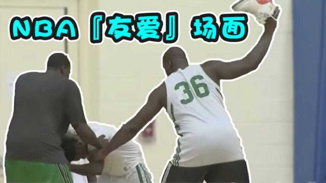 NBA搞笑解说:小土豆隔扣奥尼尔被按着打,非要穿奥尼尔中国进口鞋!