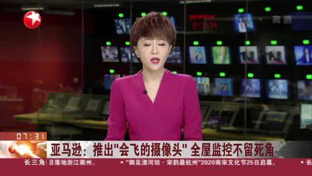 亚马逊:推出“会飞的摄像头” 全屋监控不留死角