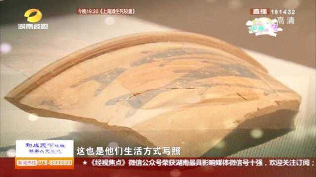 鱼纹彩陶盆残片:1952年,考古学家在陕西省西安市半坡村发现