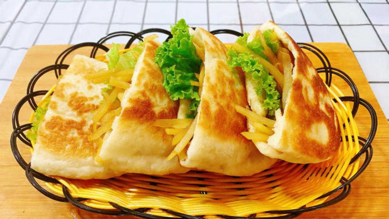教你最简单的口袋饼做法蓬松柔软轻松出层次夹肉夹菜都好吃