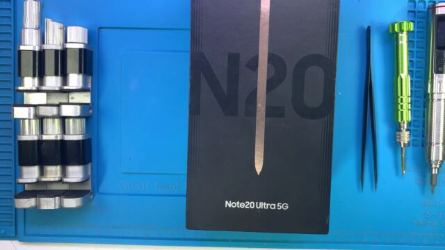 三星 Galaxy Note 20 Ultra碎屏更换欣赏