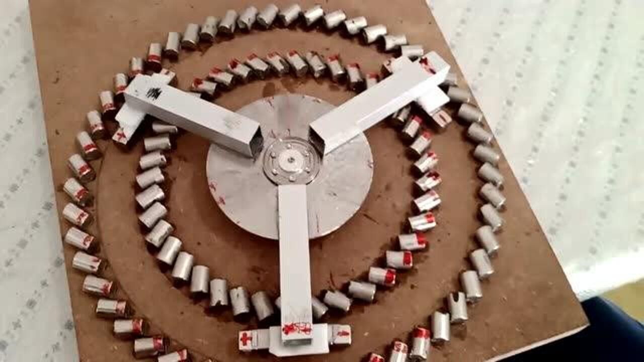 用磁铁制成的发动机离永动机只差一步