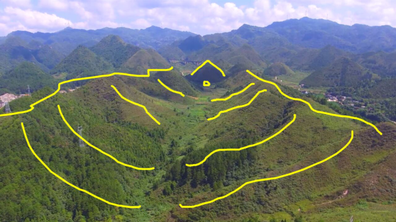 此地蜈蚣下山,两边对称,可有状元的风水宝地!