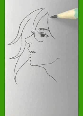 漫画美男子的侧脸,你们学会了吗?