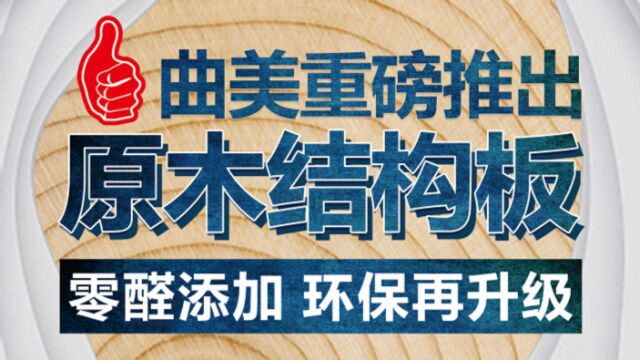 曲美家居0甲醛原木结构板上市发布