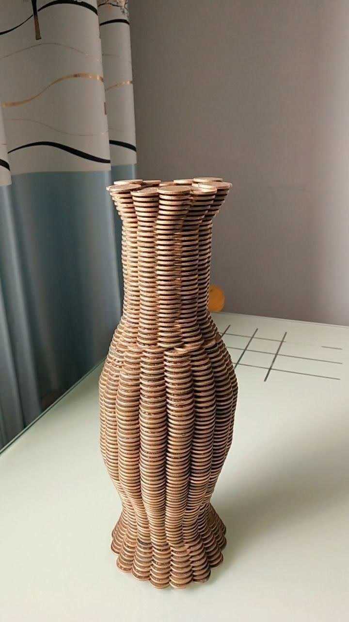 五角硬币制作花瓶