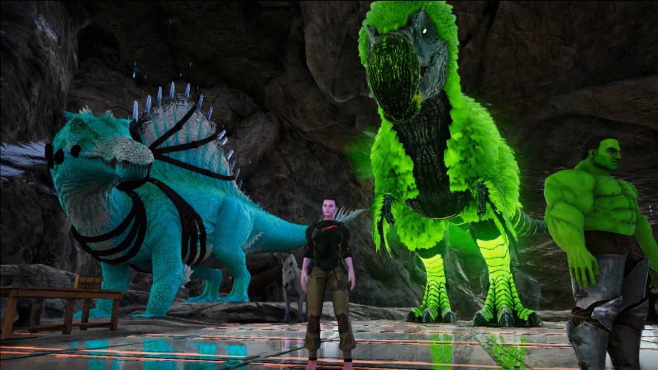 方舟生存进化仙境大乱斗毛哥想通了抓龙不如把家的防御做好