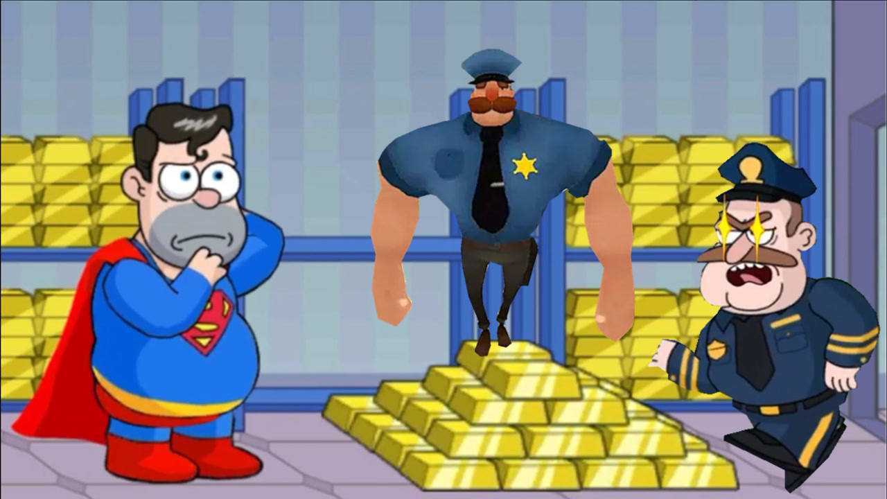 疯狂小偷塔米去偷金子避开警察的追捕还把金子藏在树上