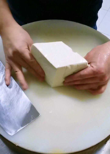 豆腐菱形块的切法