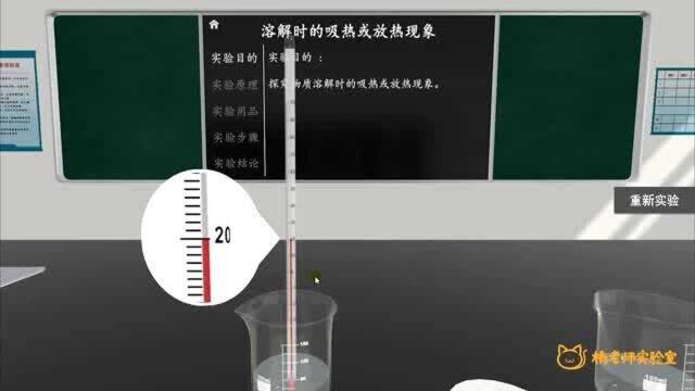 橘老师课堂第307期:溶解时的吸热或放热现象