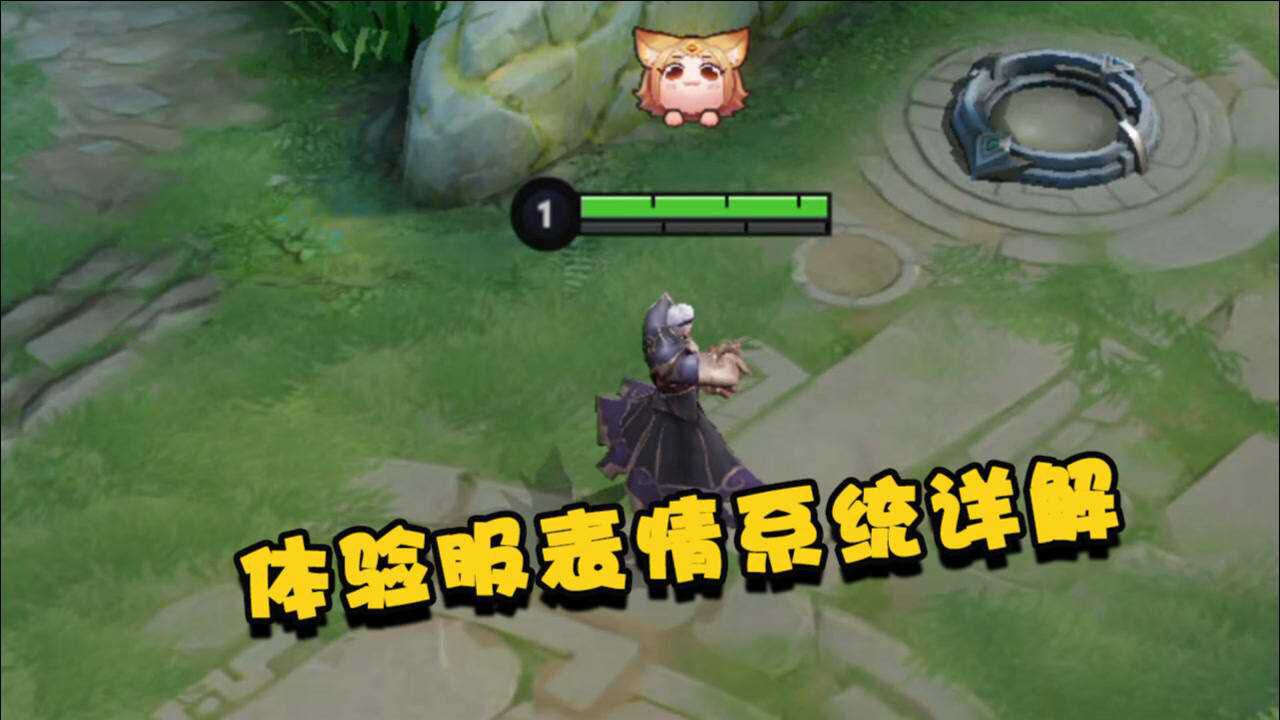 蓝少王者荣耀体验服更新表情系统新增5种小表情终于可以表情交流了