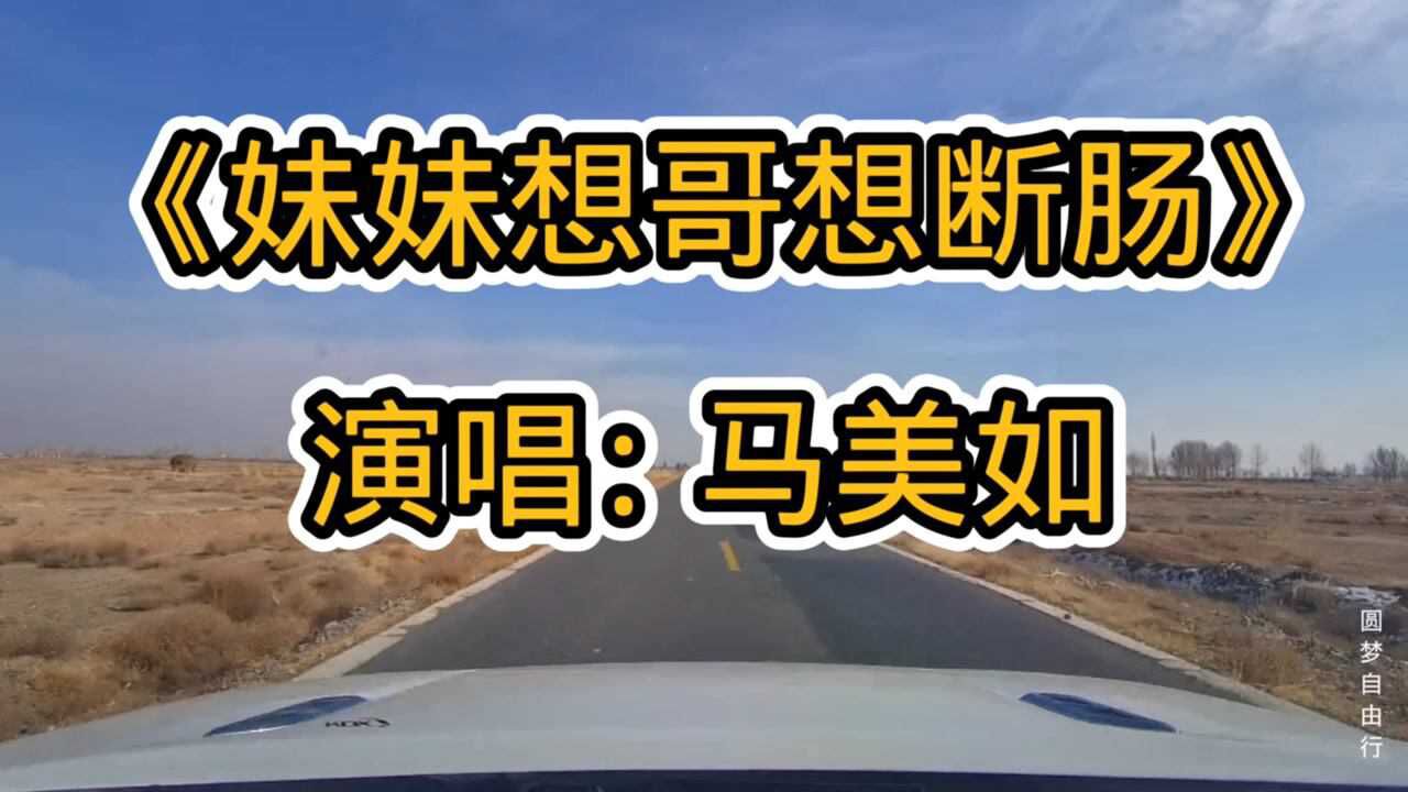 馬美如演唱的一首唱出相思之情的陝北民歌妹妹想哥想斷腸