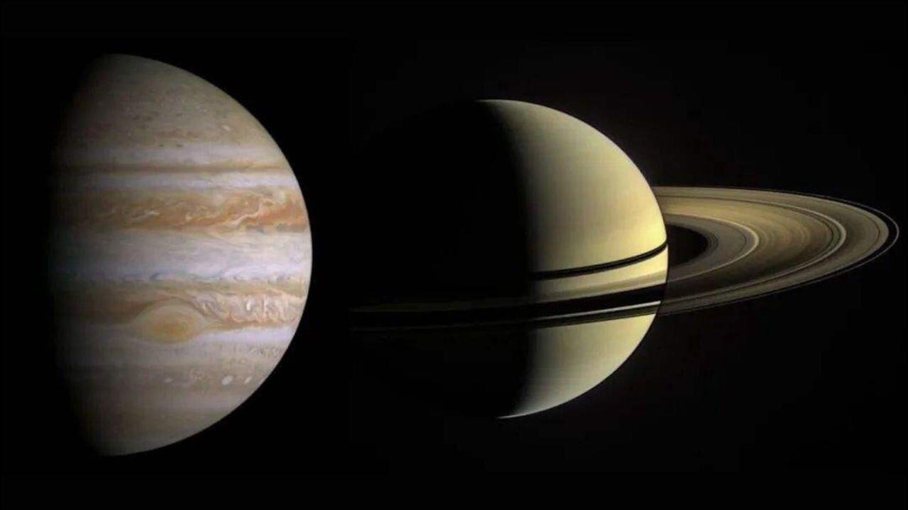 罕见!冬至日木星和土星上演最紧密合体02400年一抱02难能可见