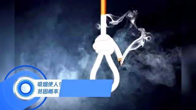 吸烟使人变穷?调查报告:吸烟人群家庭贫困概率显著增高!