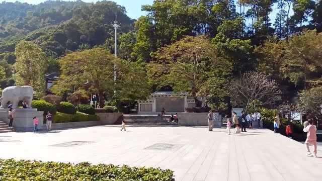 深圳阳台山森林公园登山广场