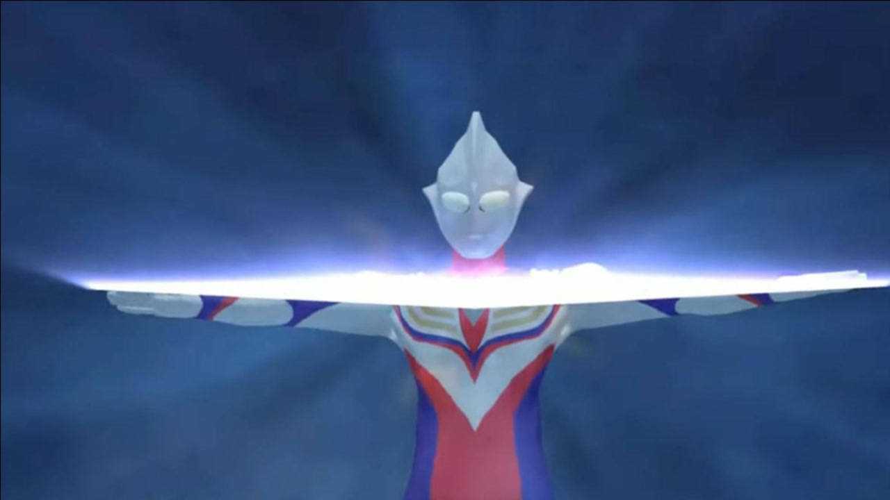 迪迦和初代奥特曼联手发出光线杰顿这下吸收不了了