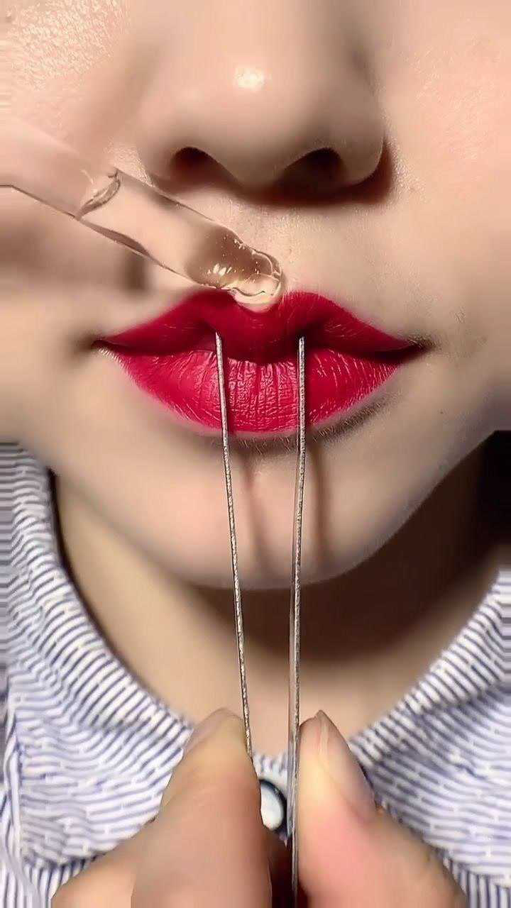 自己在家做花瓣水晶嘟嘟唇