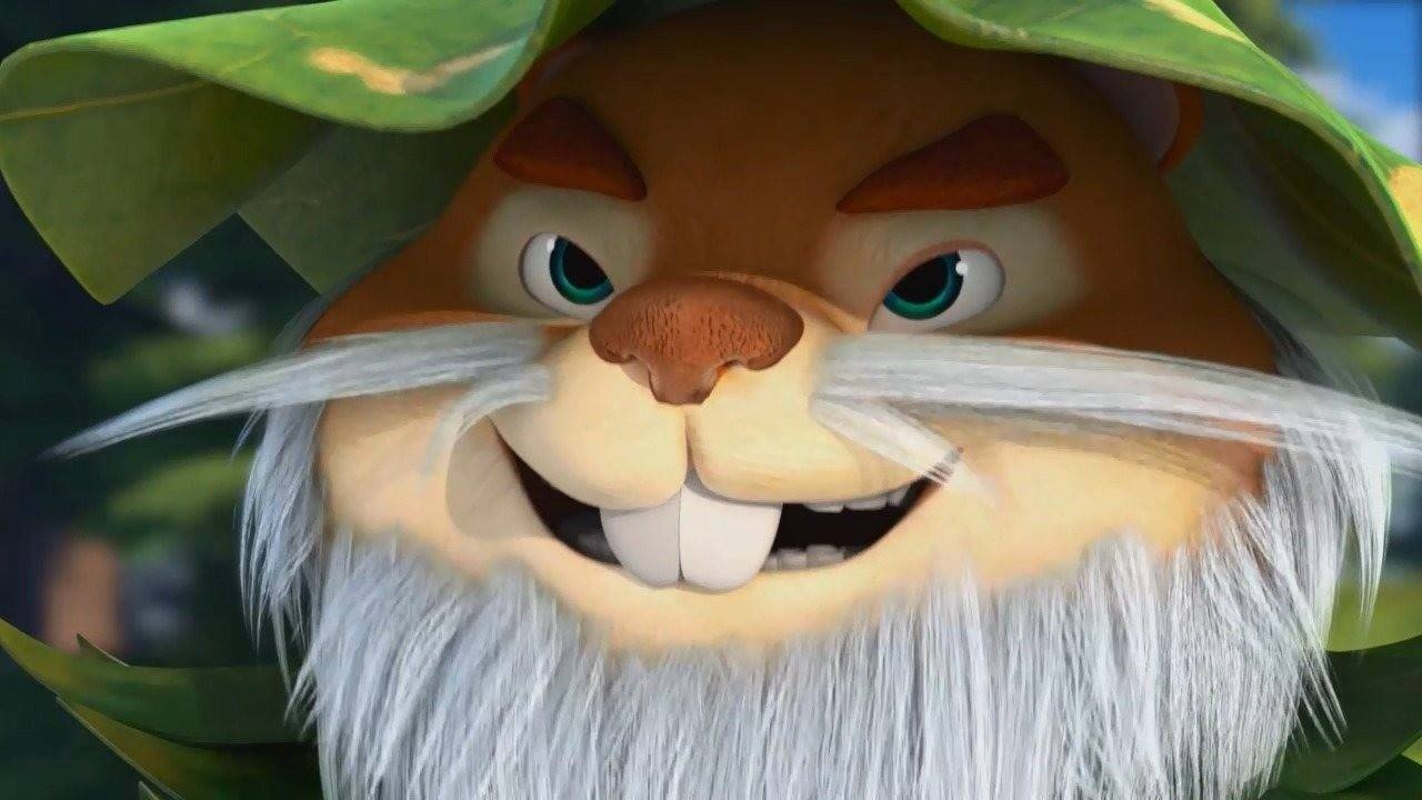 熊出没:洞洞幺化身老爷爷,吹胡子瞪眼伪装差点露馅!