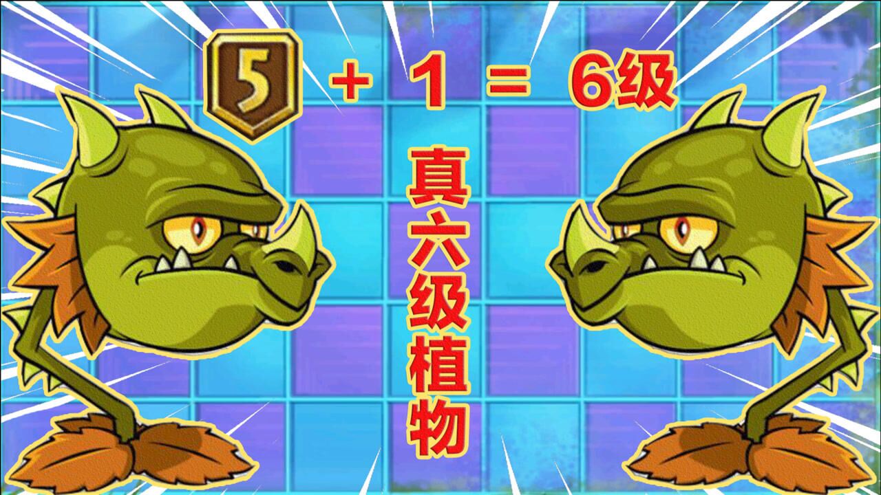 pvz2:拥有唯一六级,火属性攻击的火龙草!大威天龙伤害确实爆炸
