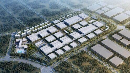 湖南三安半导体项目最大单体M2B芯片厂房顺利完成封顶，预计今年6月试投产