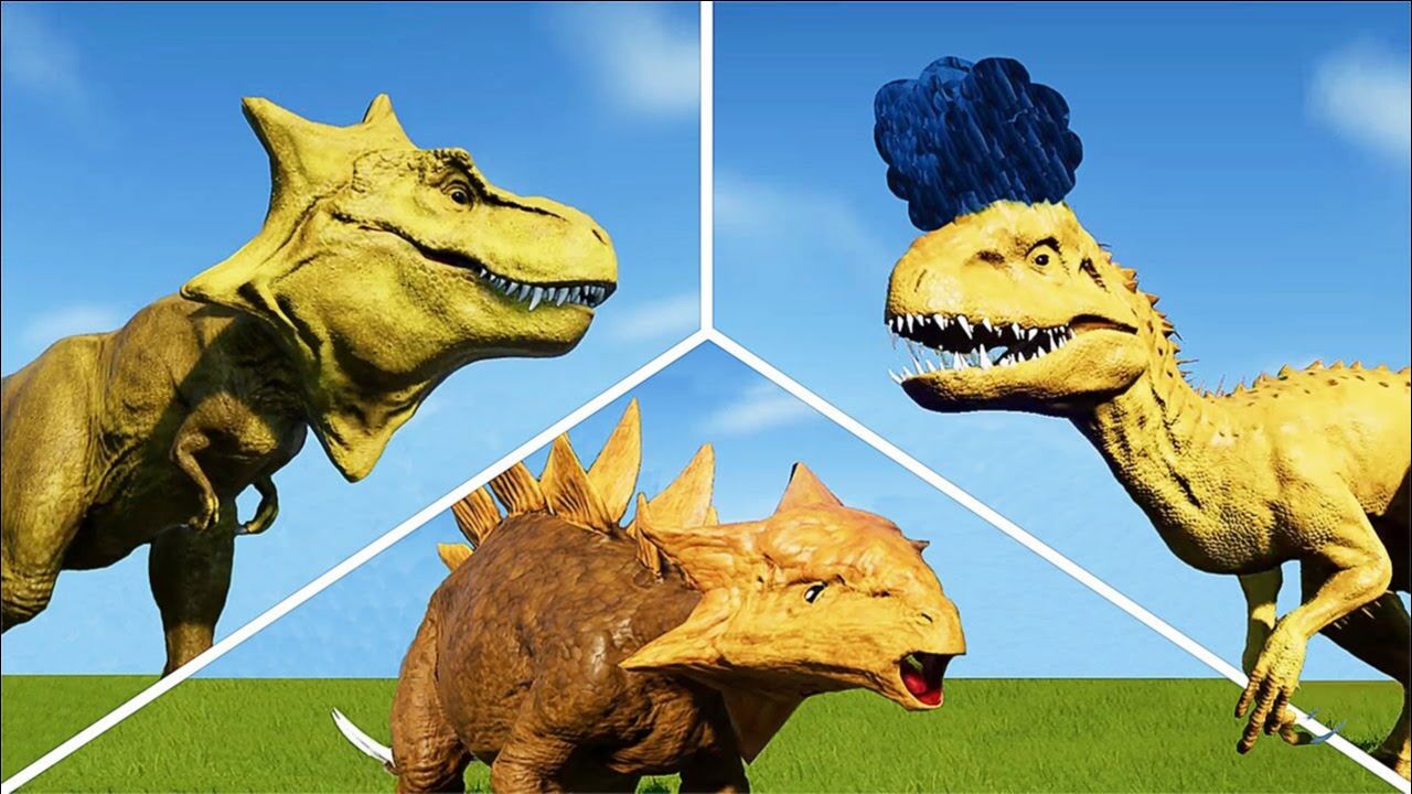 霸王龙大战剑龙,一场很有看头的斗争