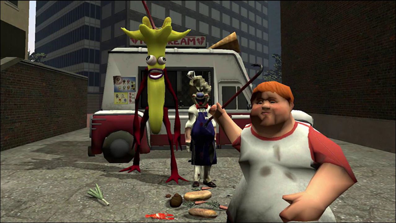 gmod冰淇淋怪人动画罗德在卖冰淇淋小胖子却被怪兽抓了