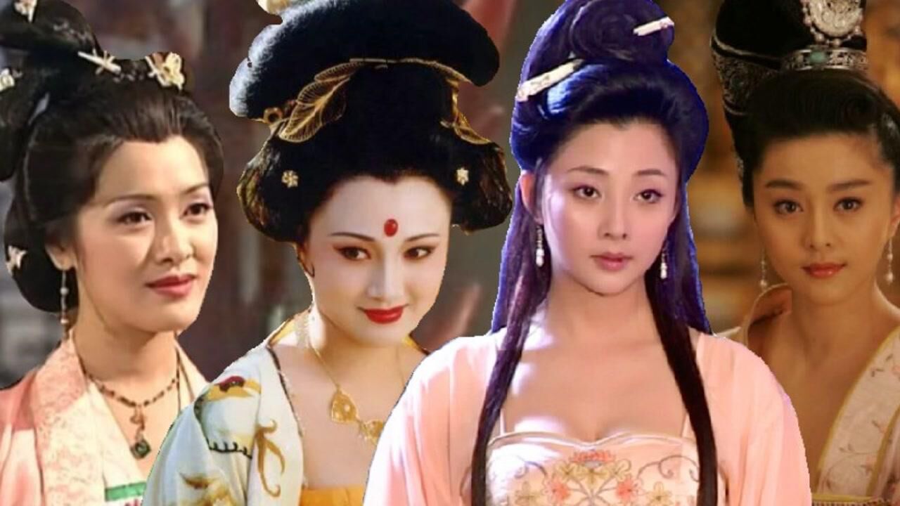 古代四大美人之一杨玉环四版贵妃醉酒谁更有杨贵妃的风姿
