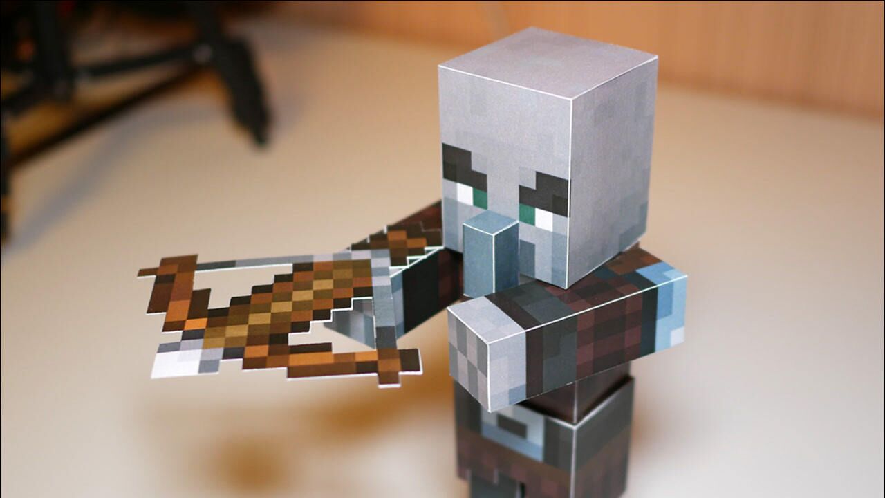 《我的世界》掠夺者用纸做出来是什么样?超好玩的纸模教程来了!