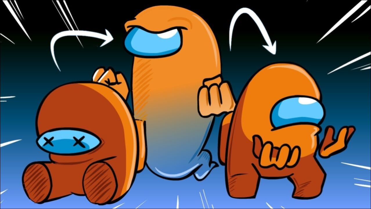 amongus我们之中游戏动画:灵魂出窍的船员