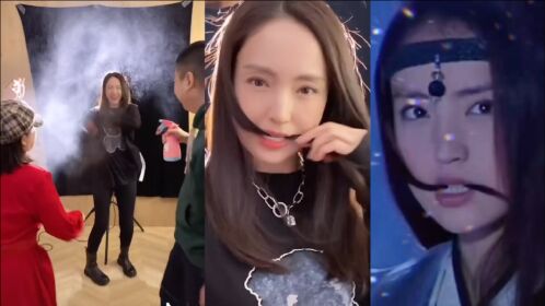 翻车董璇重现雪花女神龙咬头发经典画面却被吐槽过于油腻