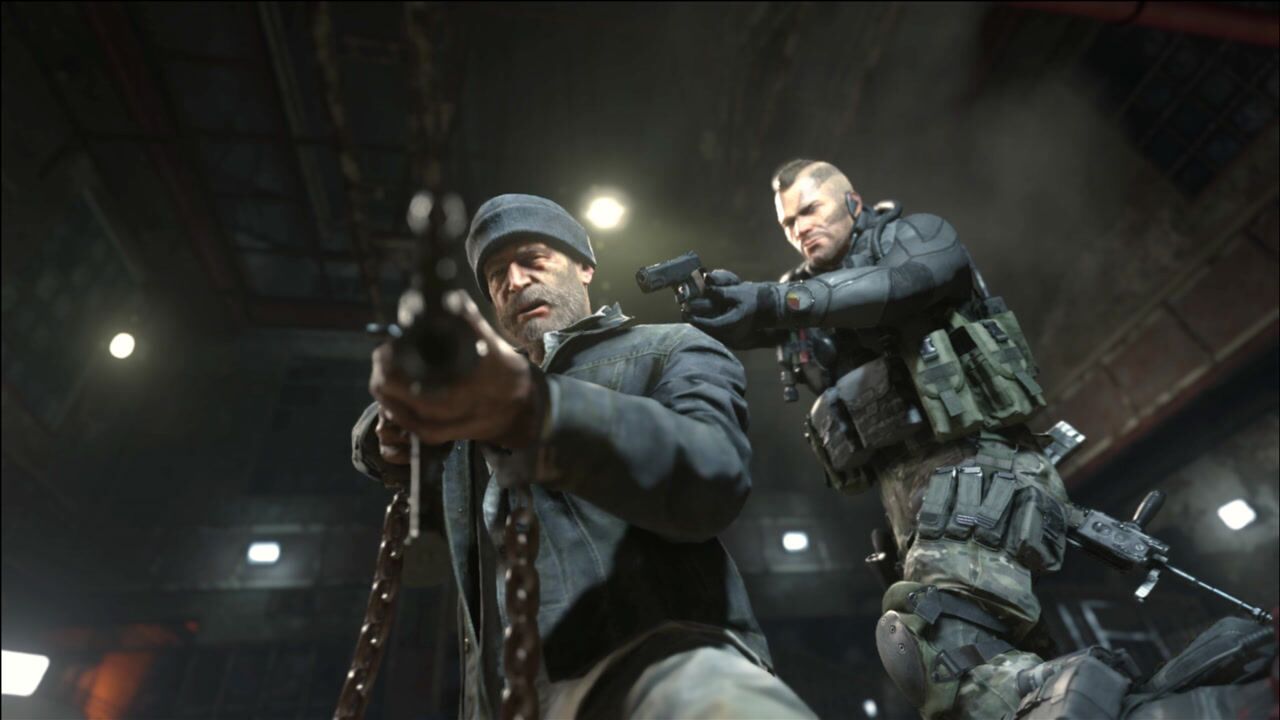 使命召唤现代战争携带重武器闯进古拉格监狱特效全开真痛快