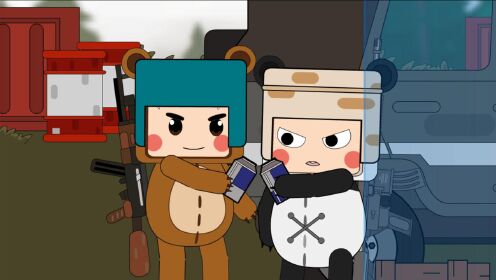 迷你吃鸡小队:胖达为什么不开一枪打倒叶小龙