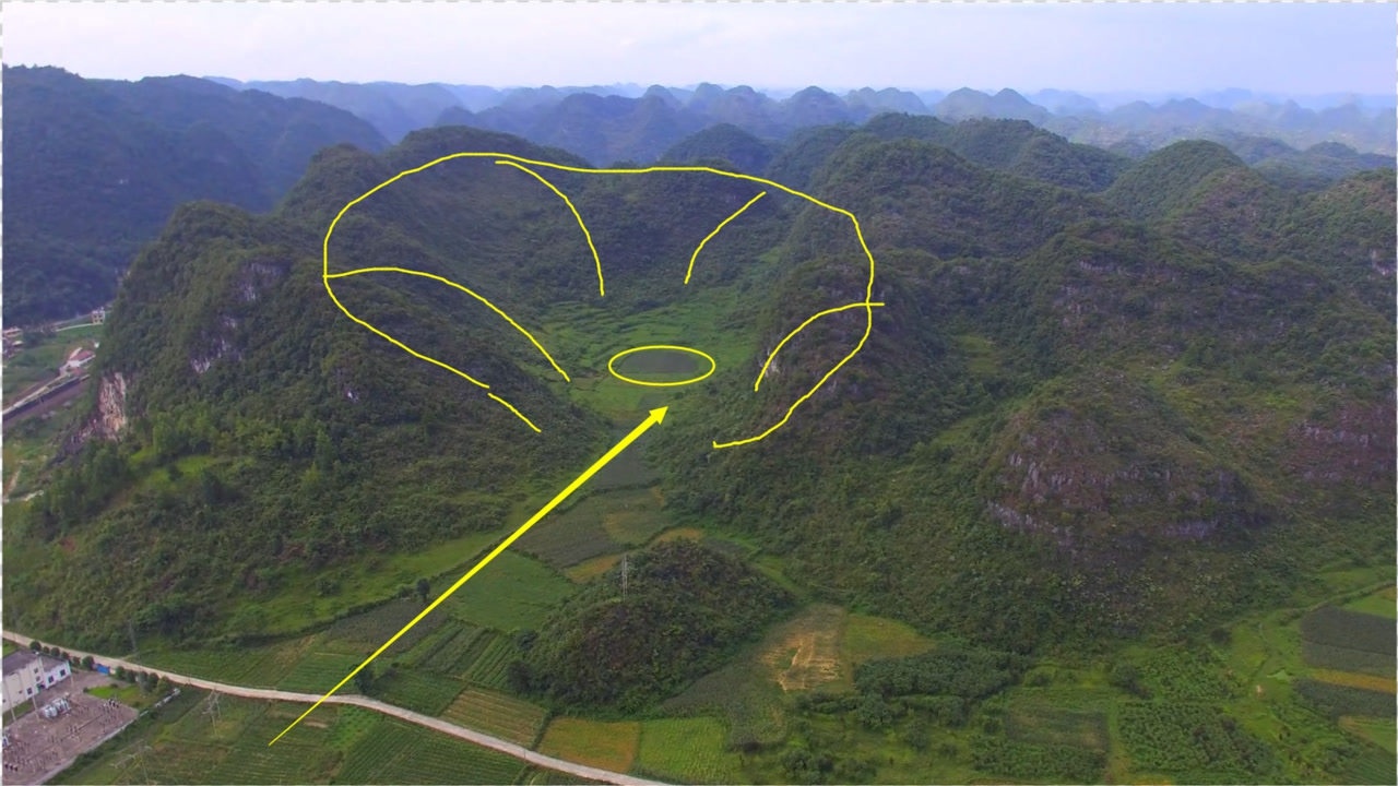 正宗莲花地形,莲花吸水宝地,这才是一个顶级的风水宝地啊_腾讯视频