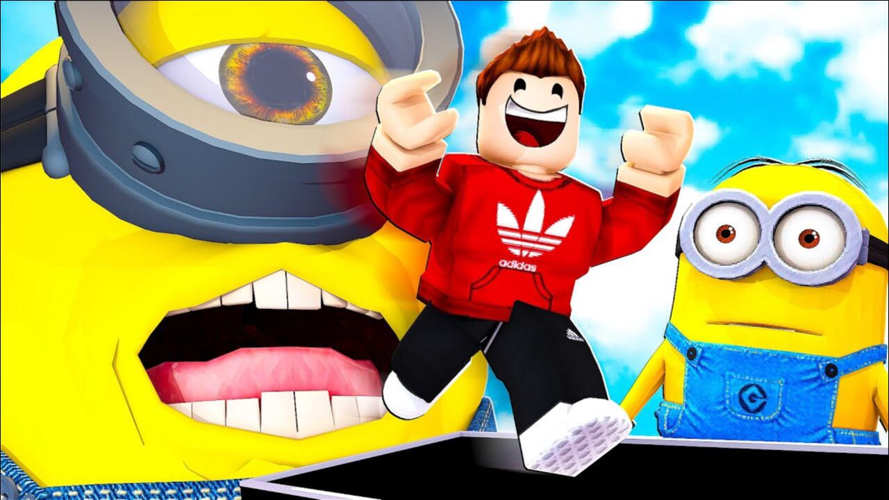 阿火解说roblox罗布乐思第13期:小黄人动画跑酷,这地图做的太棒了