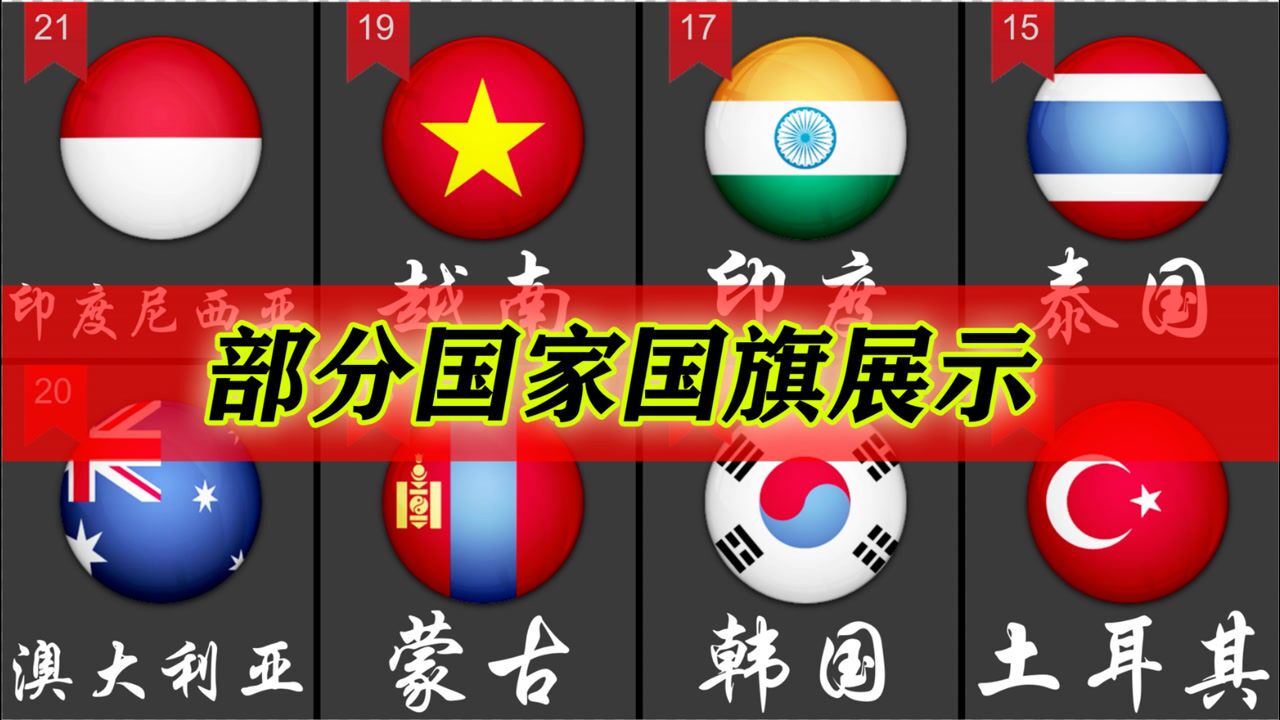 世界部分国家国旗展示，看看你是否都认识_高清