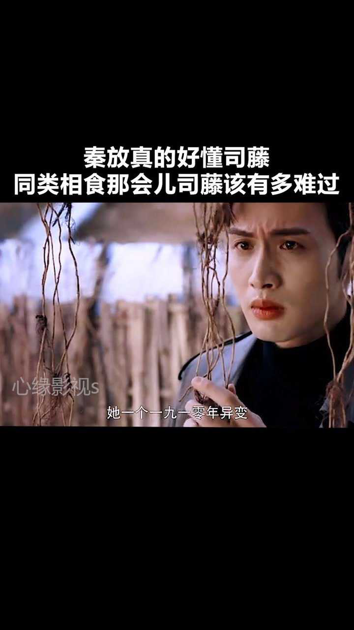 秦放真的好懂司藤同类相食那会儿司藤该有多难过啊影视剪辑