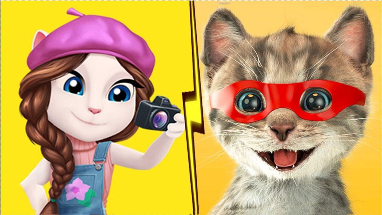 会说话的安吉拉游戏照顾安吉拉和小猫咪