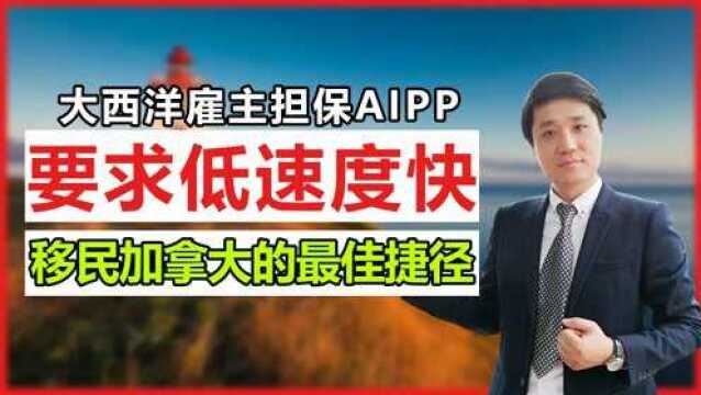 加拿大移民“联邦雇主担保大西洋移民试点计划AIPP”:AIPP详解、申请人条件、雇主条件、申请流程、适合人群、成功案例