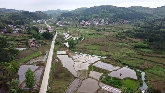 航拍:永州市东安县横塘镇鸭头村