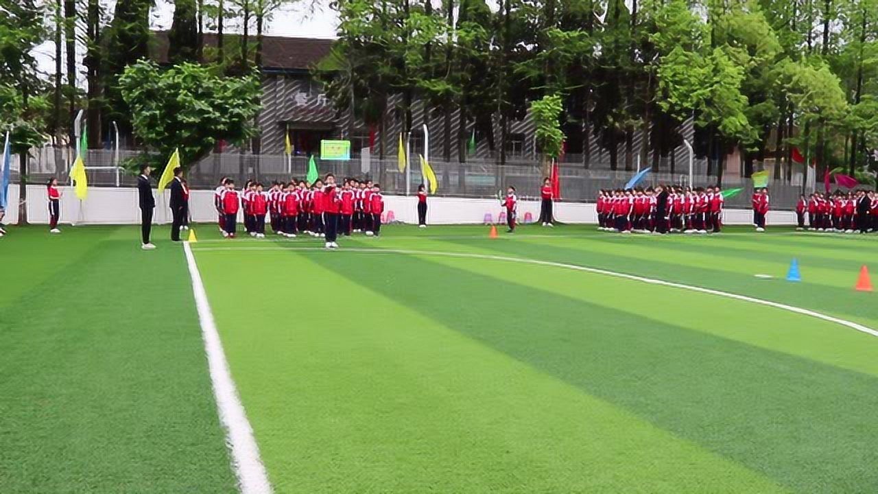城固县衡水实验学校第一届校园体育节开幕式