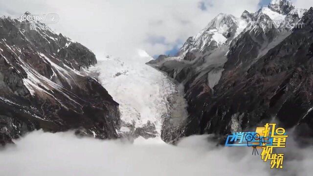 震撼!近距离感受大冰瀑布的冰崩,让人不由得心生敬畏