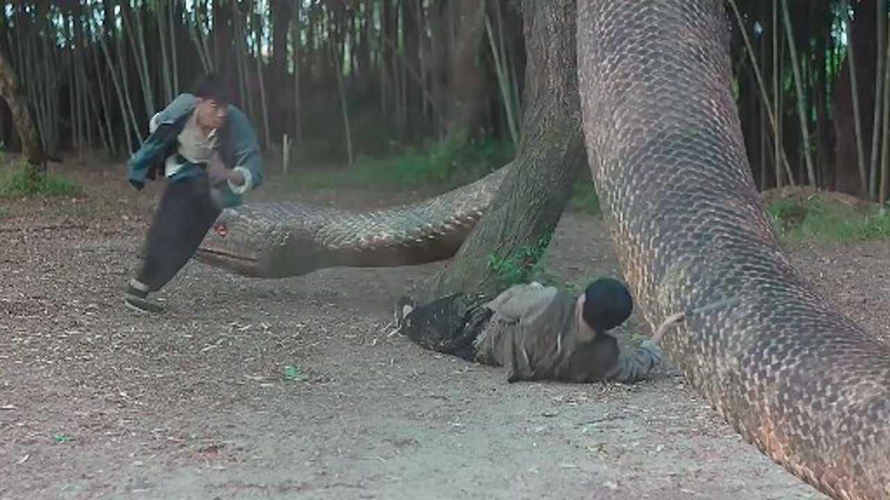 人蛇大战变异巨蟒