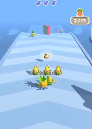 闯关游戏:蔬菜水果一起向前冲啊