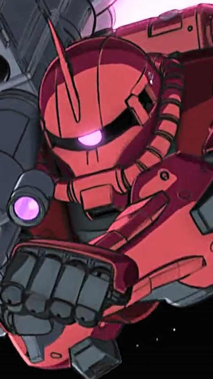 扎古红色有角三倍速真男人就要开扎古