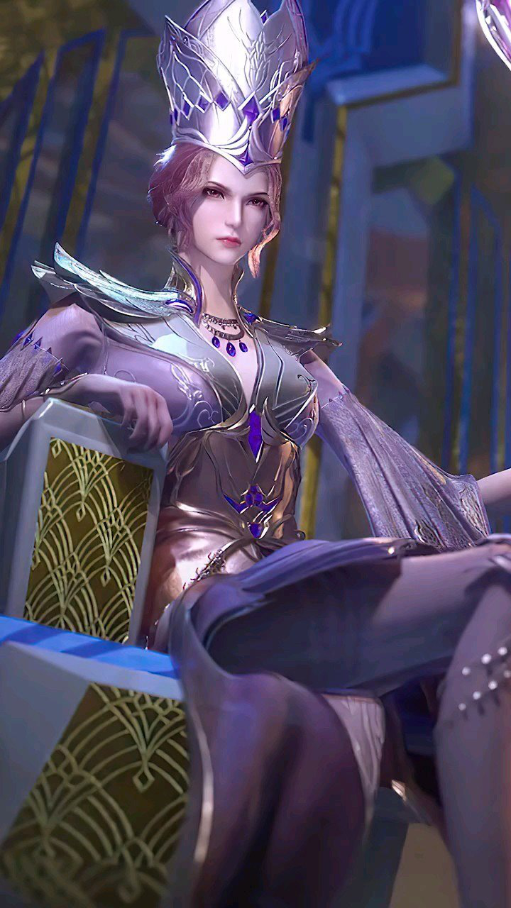 送你一张比比东全身照,让你用两个字表达#国漫女神 #比比东#_腾讯视频