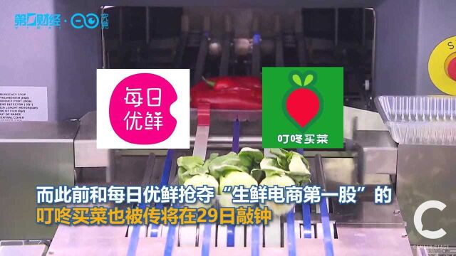 每日优鲜上市即破发,模式相似的叮咚买菜慌了吗?丨C位